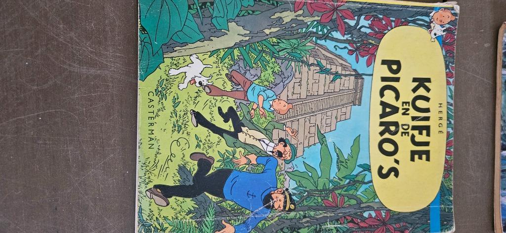 Kuifje in de picaro's, Eén stripboek, Ophalen, Gelezen, Herge
