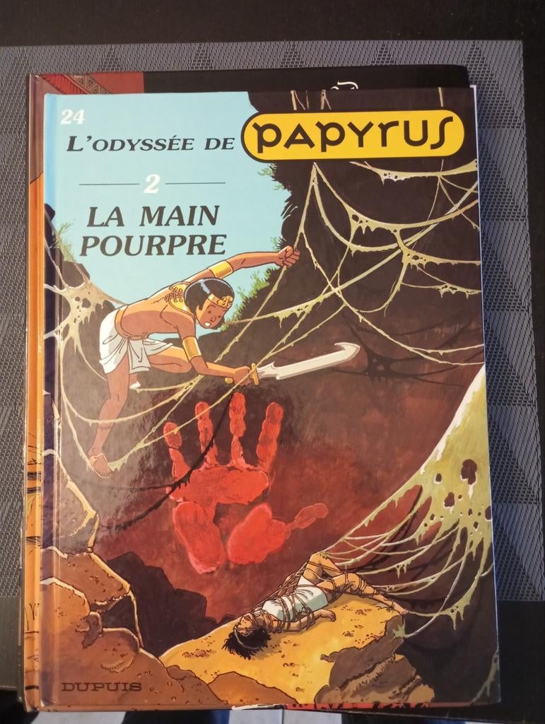 L'Odyssée de Papyrus. 2 Le livre principal. H.C. 2001. Dupui, Enlèvement ou Envoi, Comme neuf