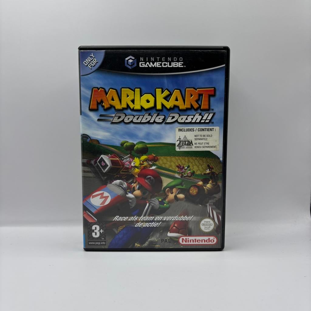 Mario Kart Double Dash & Zelda GameCube, Games en Spelcomputers, Racen en Vliegen, Ophalen of Verzenden, Zo goed als nieuw, 3 spelers of meer