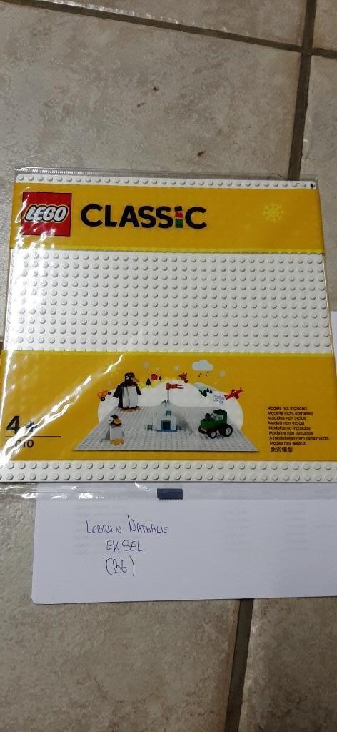 Lego 11010 witte bouwplaat, Enlèvement ou Envoi, Neuf, Ensemble complet, Lego