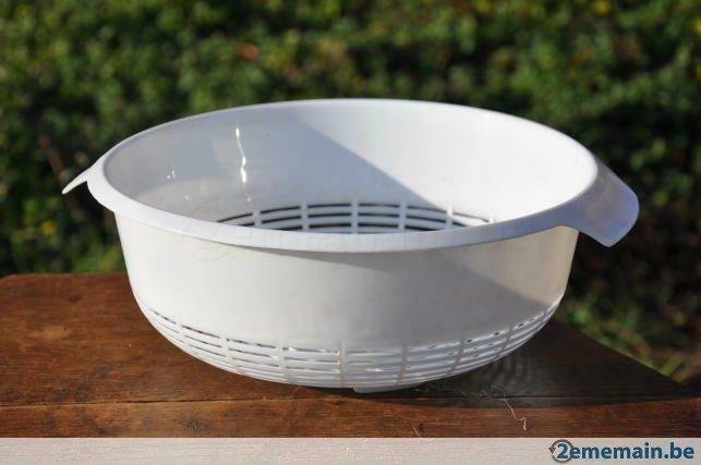 egouttoir rond en plastique pour légumes, Maison & Meubles, Cuisine | Ustensiles de cuisine, Enlèvement ou Envoi, Utilisé