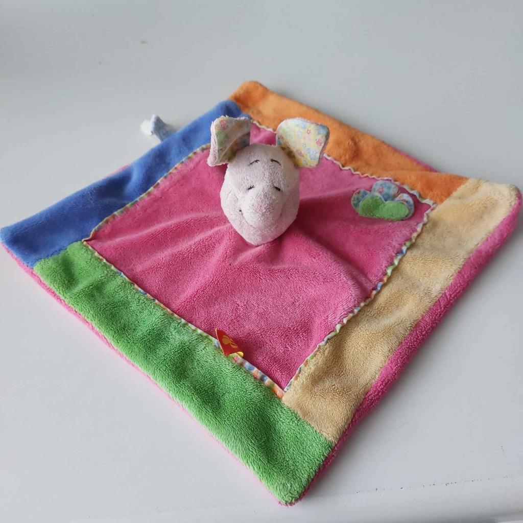 Zacht knuffeldoekje met kopje van Knorretje.  Goede staat, Kinderen en Baby's, Ophalen, Gebruikt, Overige typen
