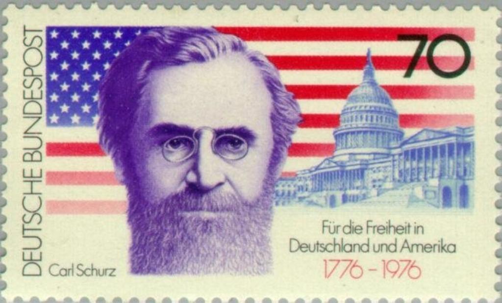 Y&T 744 – Michel 895 – 1976 - Carl Schurz - postfris XXX, Postzegels en Munten, Ophalen of Verzenden, BRD, Postfris
