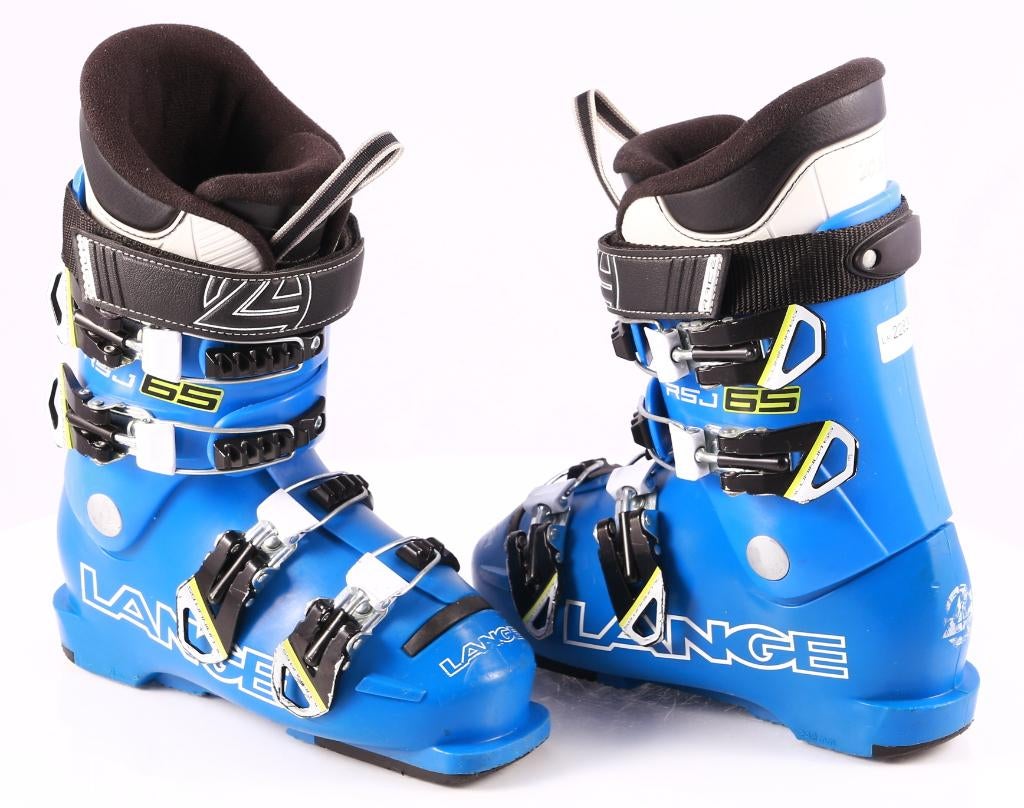 40,5 41 EU kinder skischoenen LANGE RSJ 65, blue, Sport en Fitness, Gebruikt, Schoenen, Ophalen of Verzenden, Carve