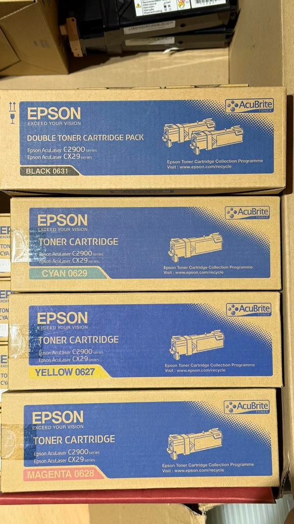 Pack 42 x Epson-toner voor CX29/C2900 NIEUW 130€, Ophalen, Nieuw, Toner