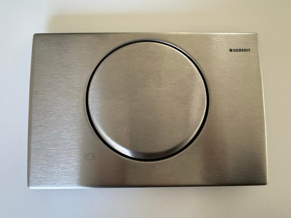 Geberit bedieningsplaat Inox Sigma, Ophalen of Verzenden, Zo goed als nieuw, Inox