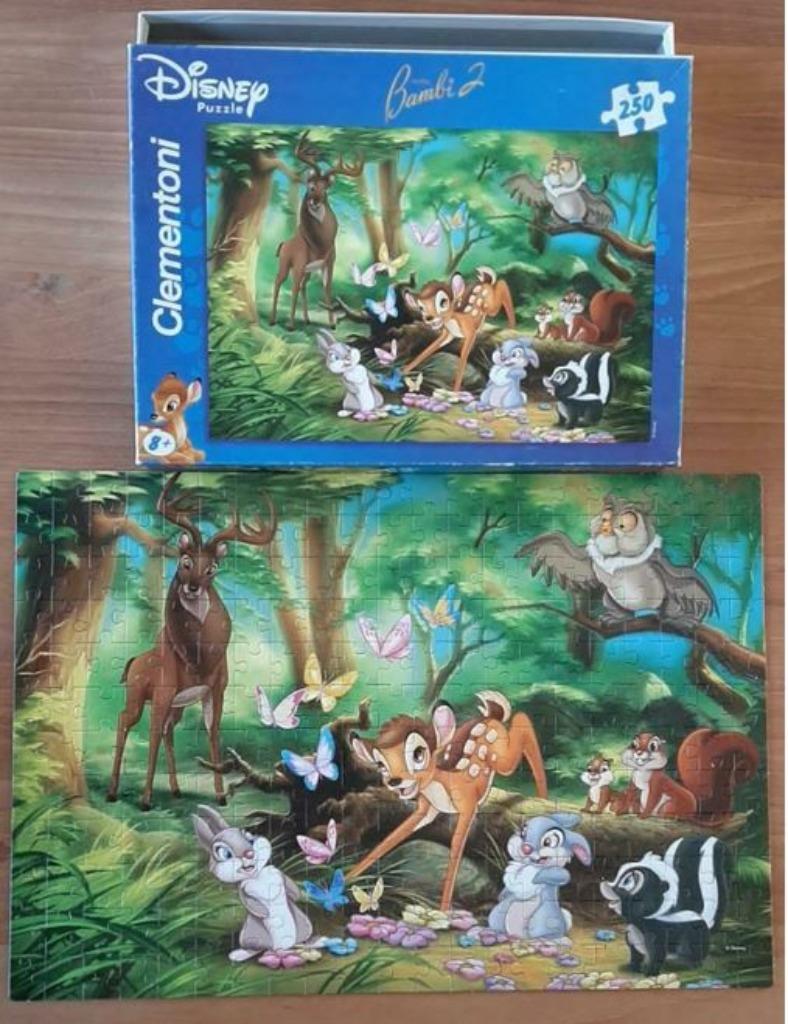 Puzzel: Bambi (250 stukjes), Ophalen, Gebruikt, 4 tot 6 jaar