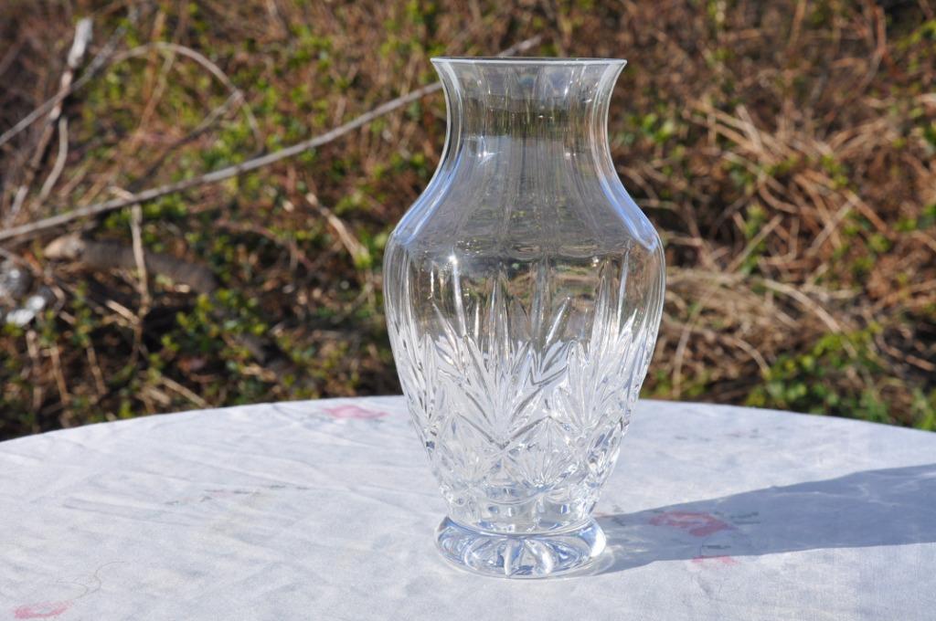 vase en cristal moulé, Enlèvement ou Envoi