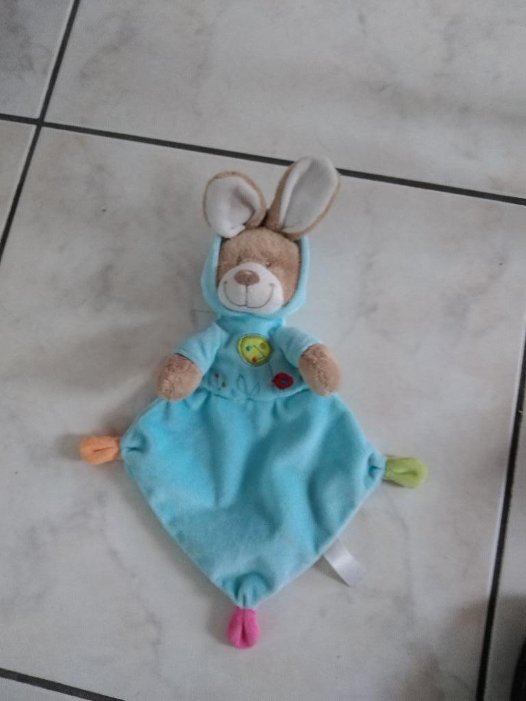 knuffeldoekje nicotoy konijn (doos juni2024), Ophalen of Verzenden, Nieuw, Konijn