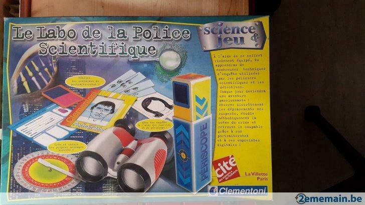 jeu "le labo de la police scientifique", Gebruikt