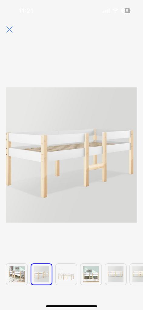 Lit enfant 90x200, Ophalen, 85 tot 100 cm, Nieuw, Lattenbodem