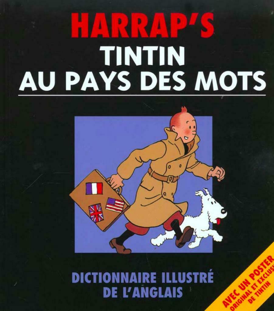 Harrap's: Tintin au pays des mots, Enlèvement ou Envoi, Tintin, Comme neuf, Livre ou Jeu