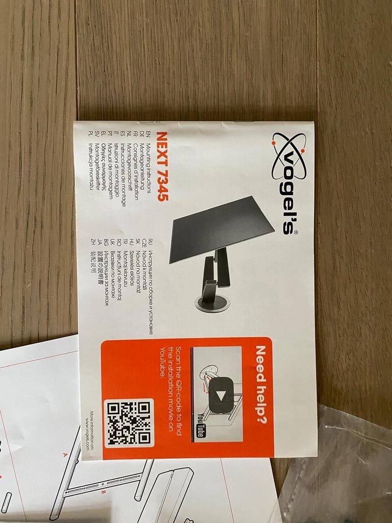 VOGEL'S 7345 TV BEUGEL, Ophalen, Zo goed als nieuw