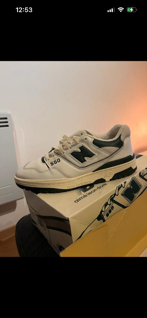 New balance 550 x Aimé Leondore taille 43, Vêtements | Hommes, Chaussures, Enlèvement ou Envoi, New balance, Comme neuf, Blanc