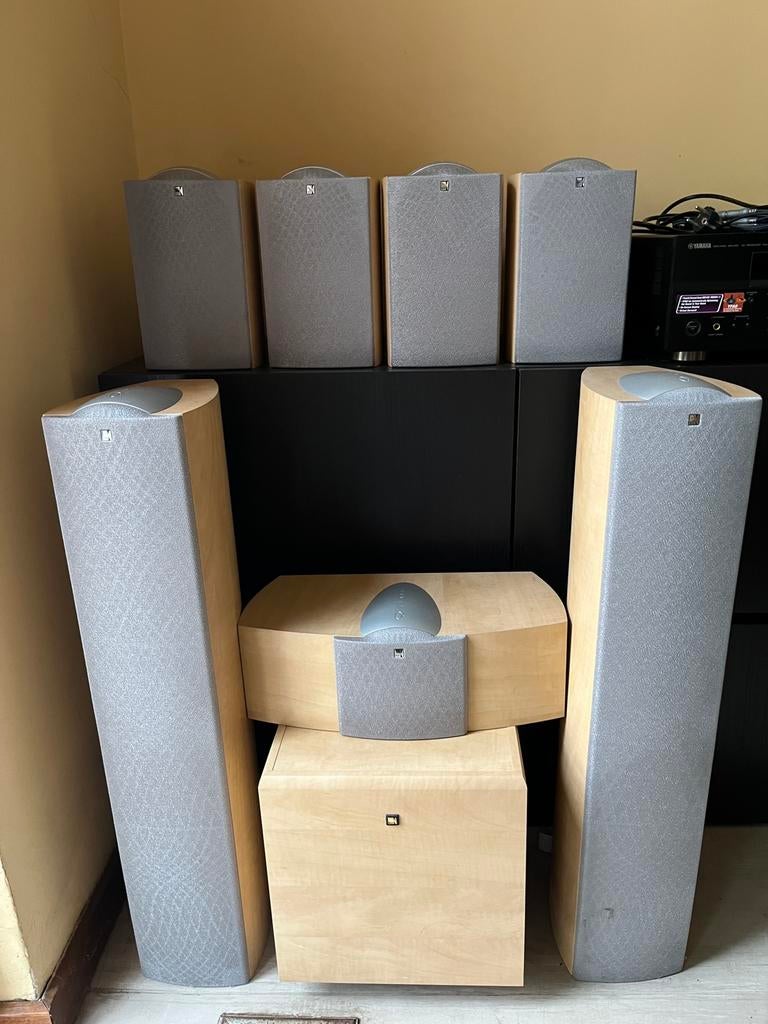 KEF luidsprekerset - surround, Enlèvement, Comme neuf, Ensemble surround complet, Autres marques