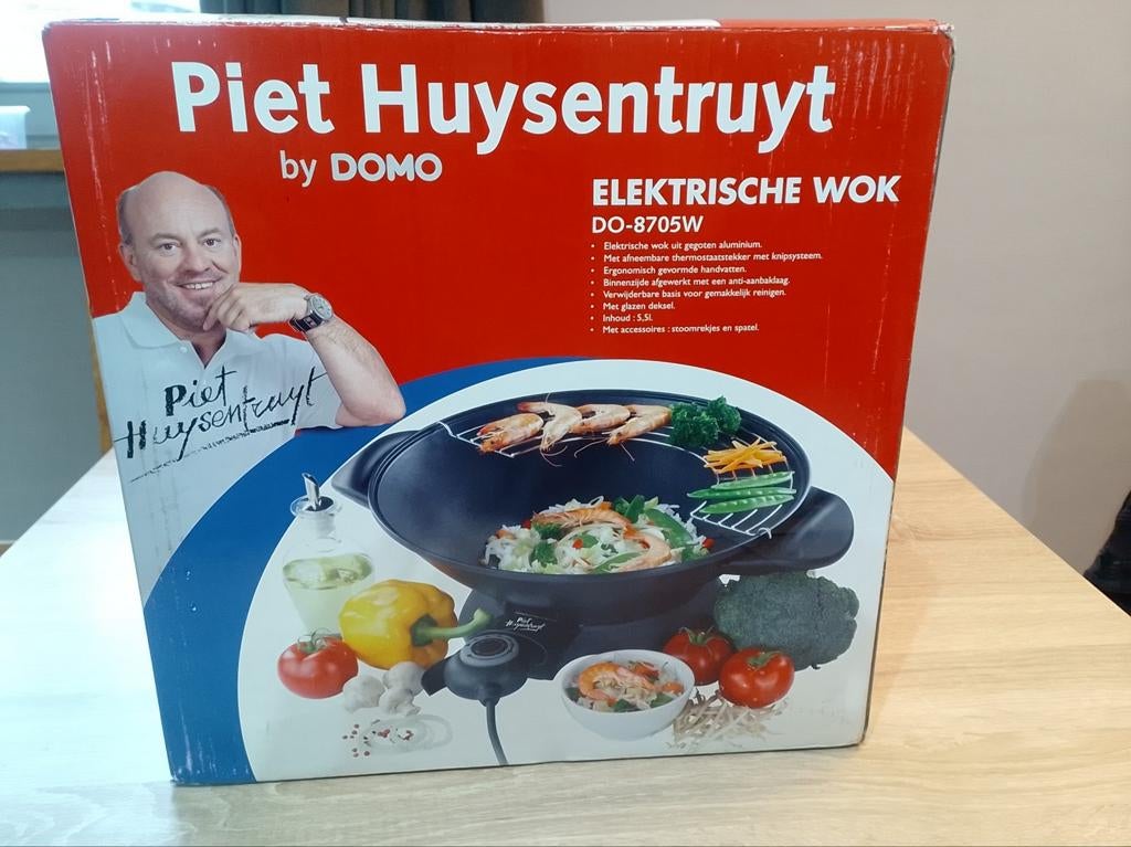 Electrische Wok Domo nieuw, Enlèvement, Neuf