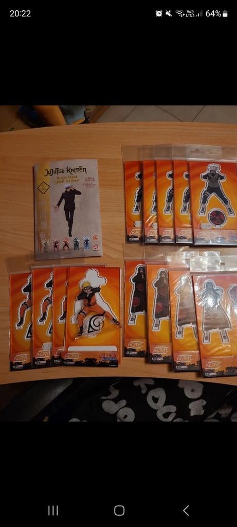 Lot Naruto & Kaisen, Enlèvement ou Envoi