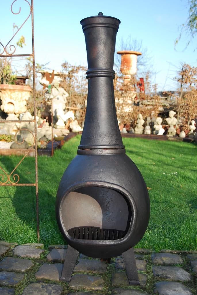 TERRASVERWARMER, GIETIJZEREN OPEN HAARD 1,22 m (vuurpot), Tuin en Terras, Ophalen, Nieuw