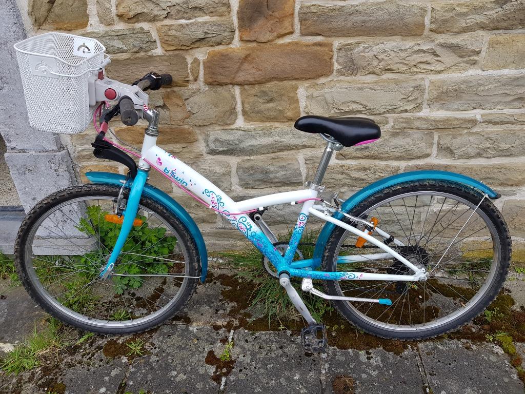 Vélo fille BTWIN 24 pouces, Enlèvement, 24 pouces, B-Twin