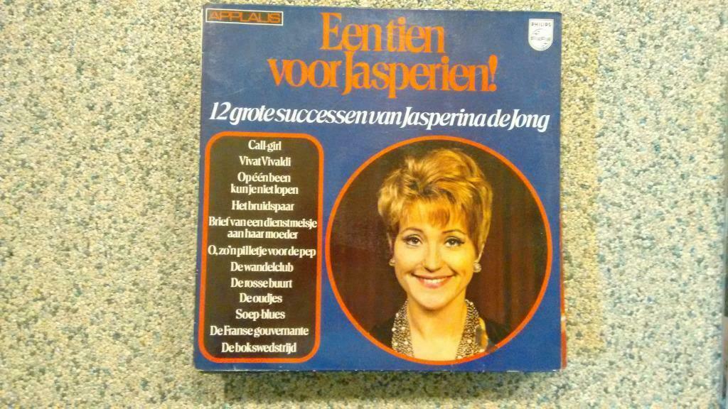 Lp's van Jasperina de Jong, Cd's en Dvd's, Vinyl | Nederlandstalig, Gebruikt, Levenslied of Smartlap, 12 inch, Ophalen of Verzenden