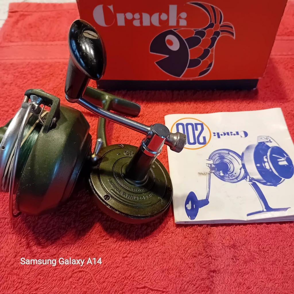 Reel Crack 200 (groen), Watersport en Boten, Hengelsport | Algemeen, Ophalen of Verzenden, Molen