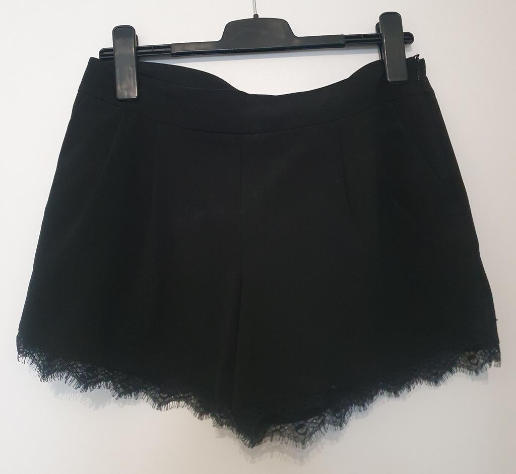 Zwarte short met kanten detail JBC, Maat 38/40 (M), Kort, Zwart, Ophalen of Verzenden