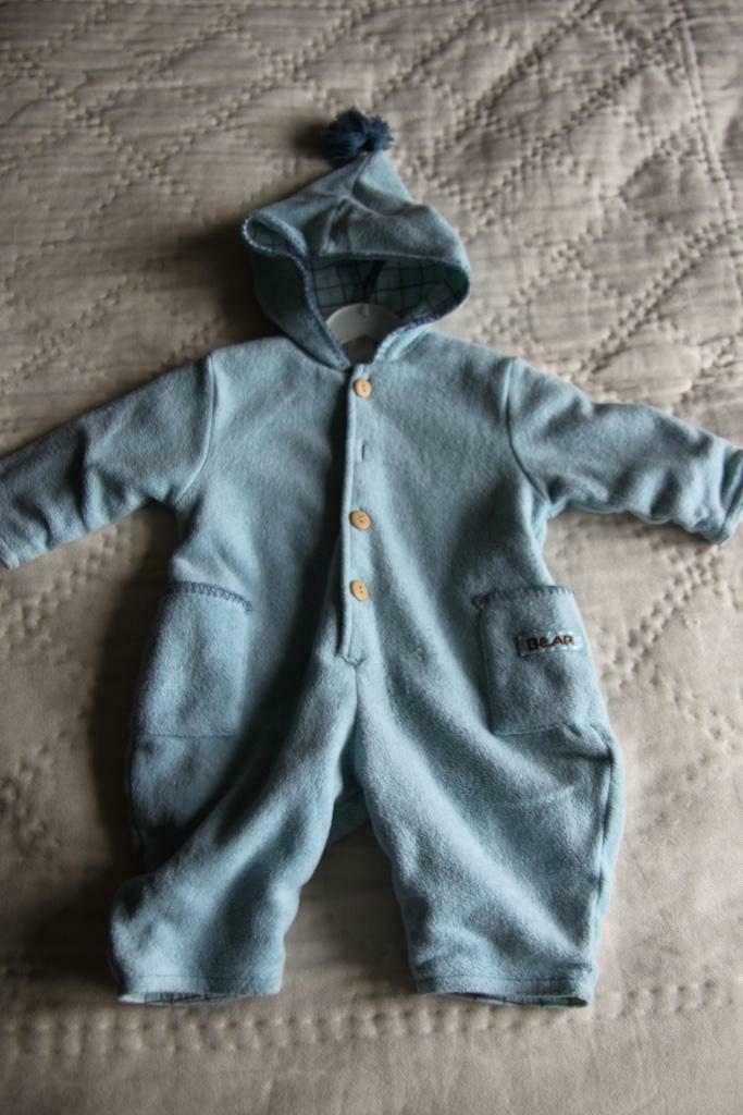 Costume bleu clair à porter par-dessus un pyjama, 3 mois, MET, Garçon ou Fille, Enlèvement ou Envoi, Costume