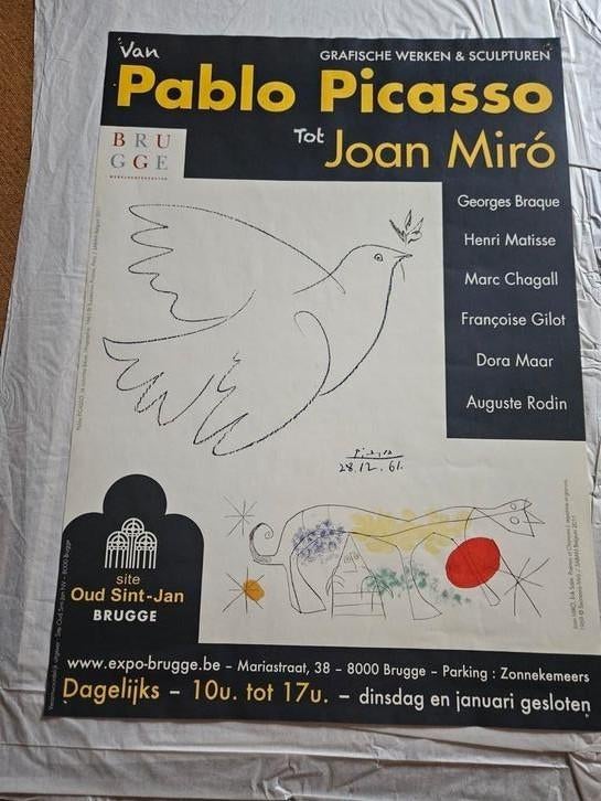 Affiche Pablo Picasso tot Joan Miró, Ophalen of Verzenden, Zo goed als nieuw