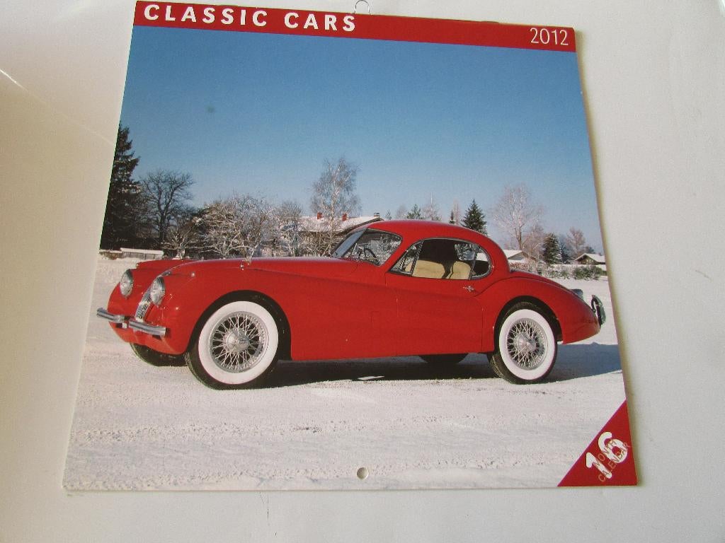 VOITURES CLASSIQUES ; CALENDRIER 2012, Divers, Calendriers, Enlèvement ou Envoi, Calendrier mensuel, Comme neuf
