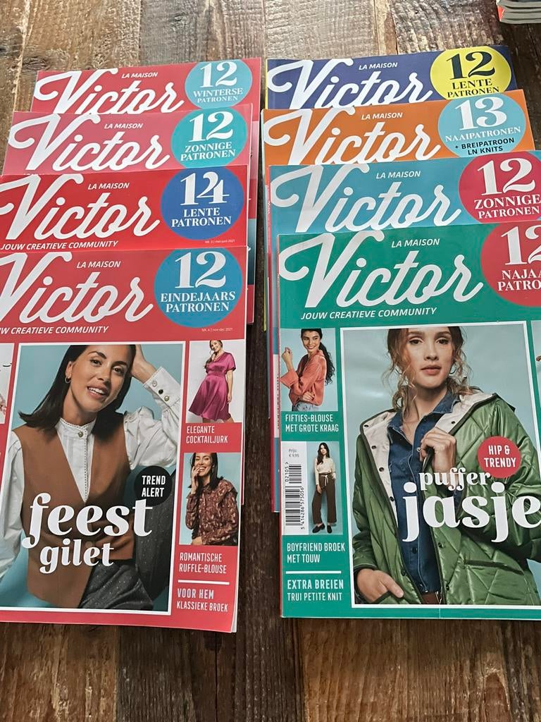 9x la maison victor naaitijdschriften, Ophalen of Verzenden, Zo goed als nieuw