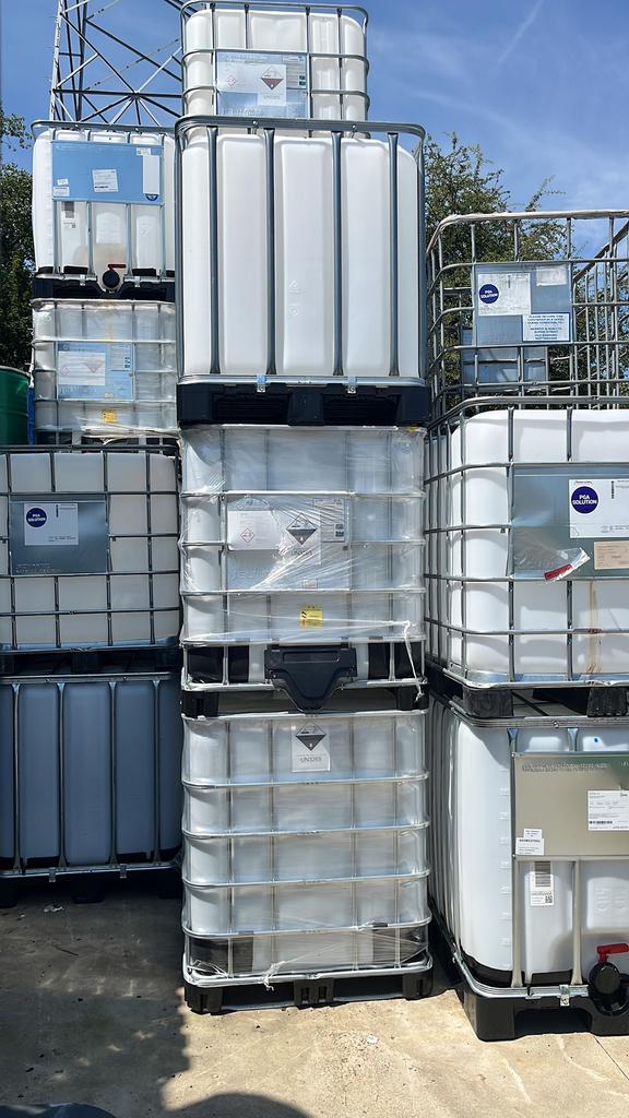 Ibc watercontainer 1000 liter, Tuin en Terras, Ophalen, Zo goed als nieuw