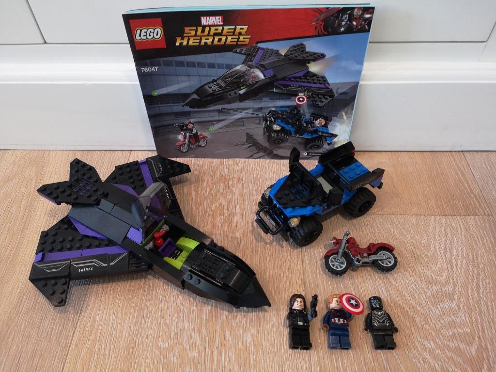 LEGO Marvel 76047 – Black Panther Pursuit, Enfants & Bébés, Marvel, Lego, Ensemble complet, Comme neuf