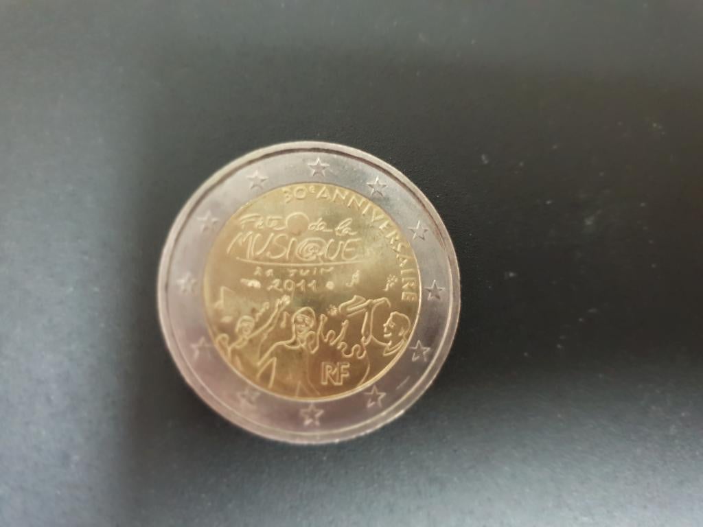 2 euros Fête de la musique, Enlèvement ou Envoi, 2 euros