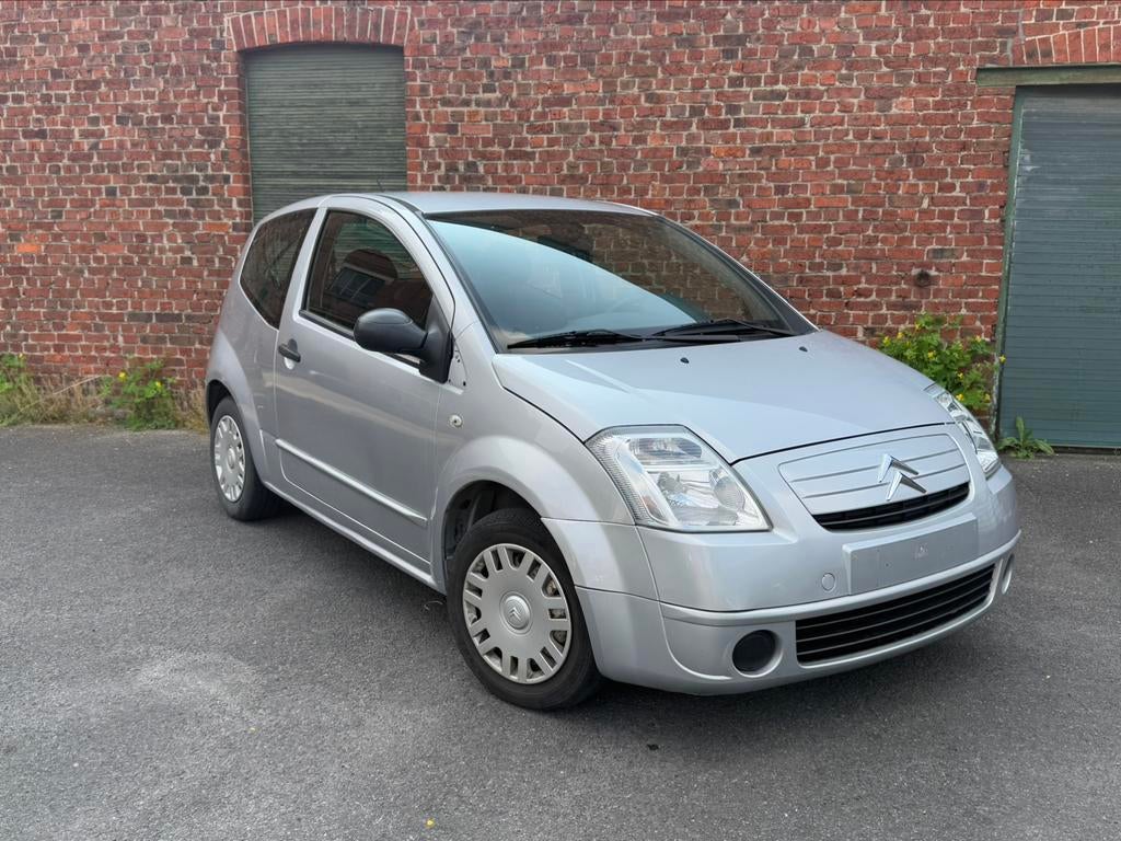 Citroën c2 Benzine, Auto's, Voorwielaandrijving, 4 zetels, Stof, Zwart