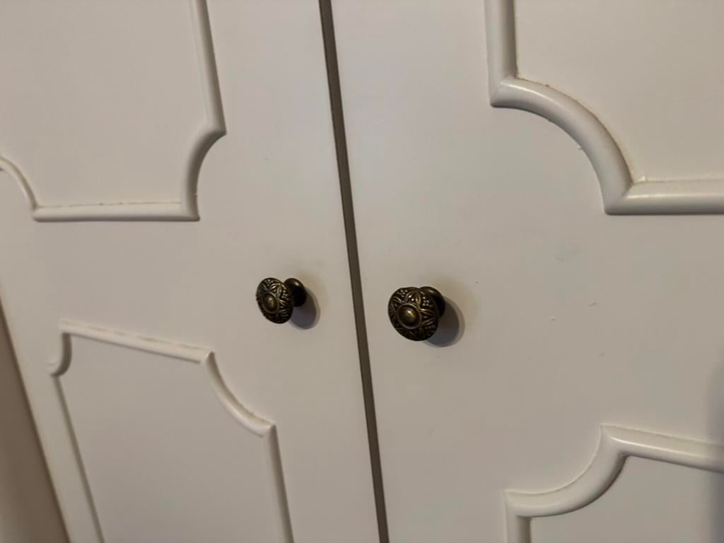 Grande garderobe blanc cassé, Enlèvement, Comme neuf