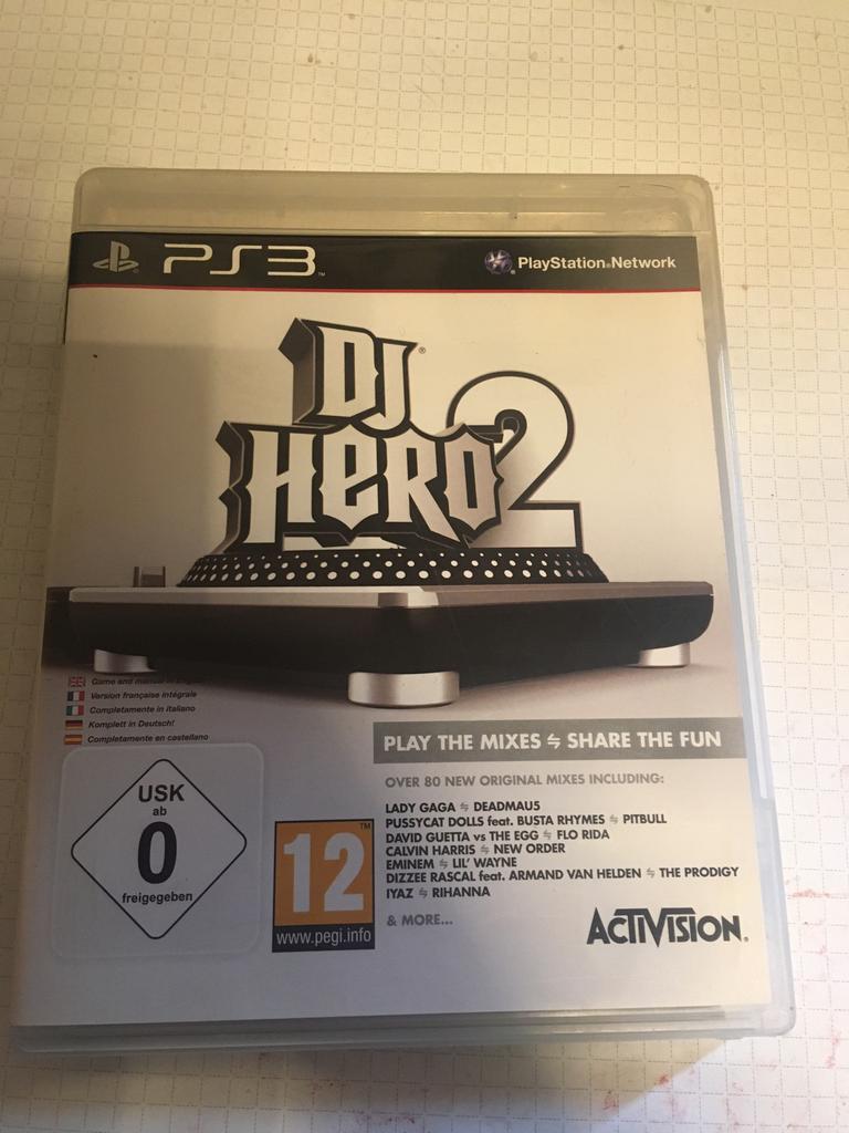 PS3 DJ Hero 2, Consoles de jeu & Jeux vidéo, Enlèvement ou Envoi, Utilisé