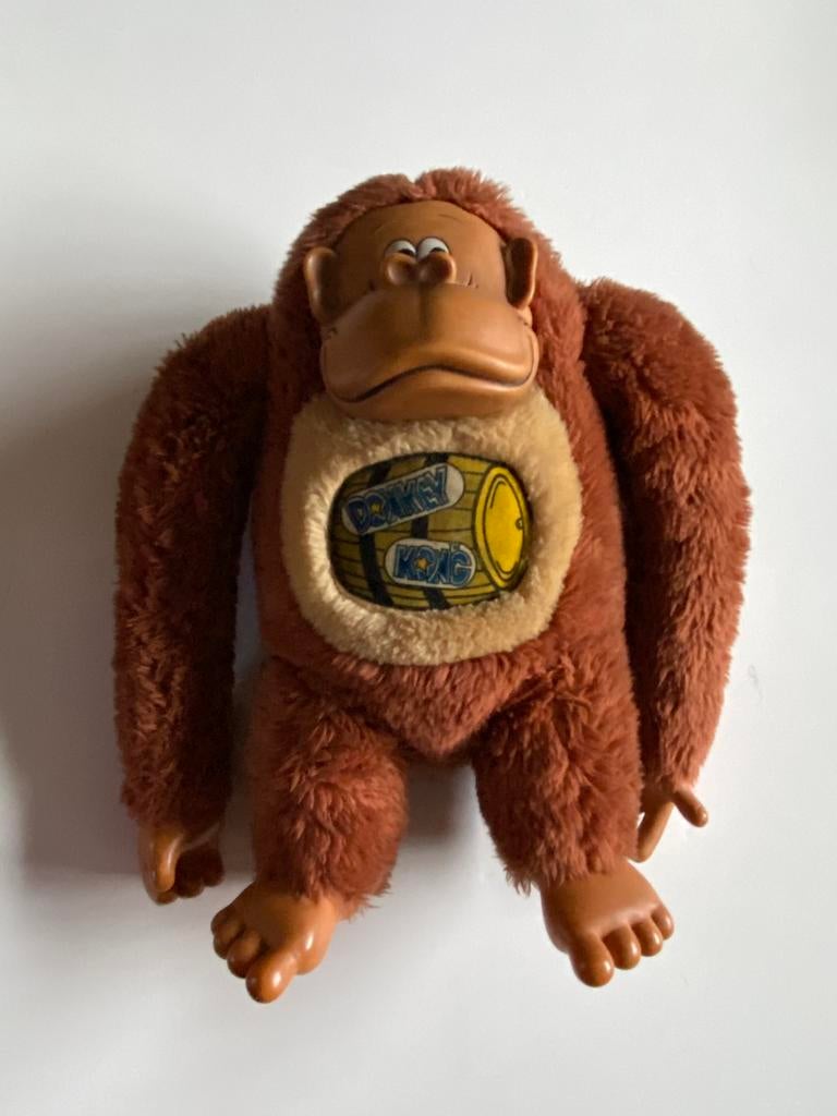 Peluche Donkey Kong - 38cm - Années 80, Enlèvement ou Envoi, Utilisé