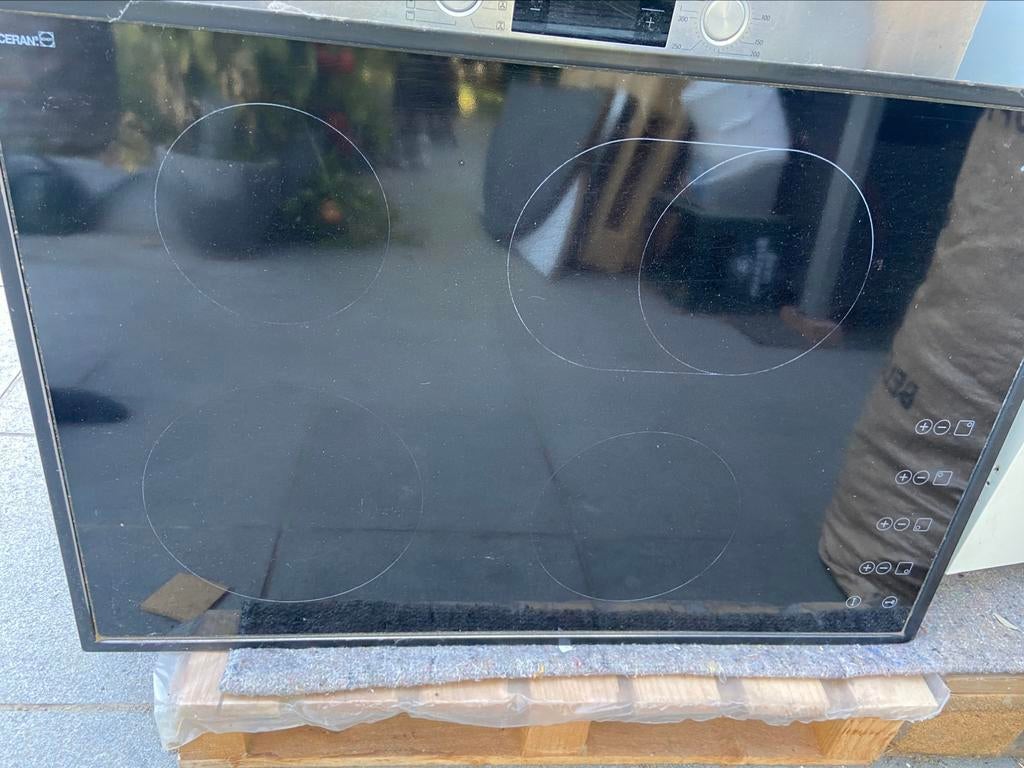 Vitro ceramique Smeg, Elektronische apparatuur, Ophalen, Gebruikt, Inbouw, 45 tot 60 cm