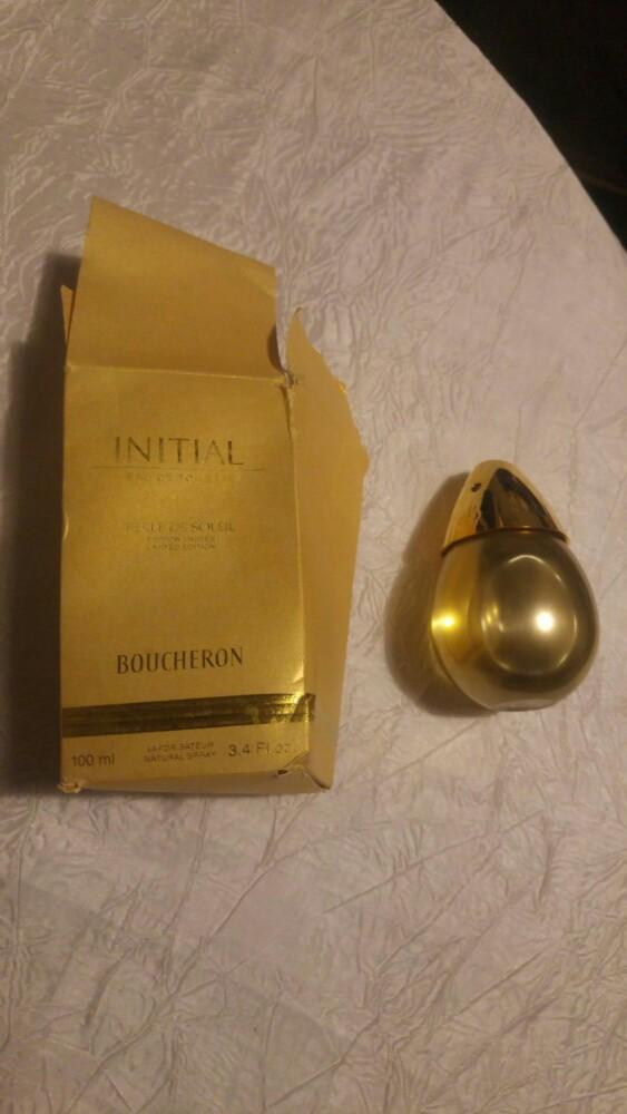 Vintage Flacon parfum toilette plein 100ml Boucheron initia, Enlèvement ou Envoi, Comme neuf