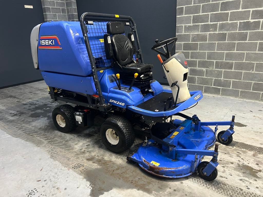 Iseki sfh240 4x4 24cv diesel bac vidange en hauteur, Jardin & Terrasse, Enlèvement ou Envoi, Démarrage électrique, ISEKI, 120 cm ou plus