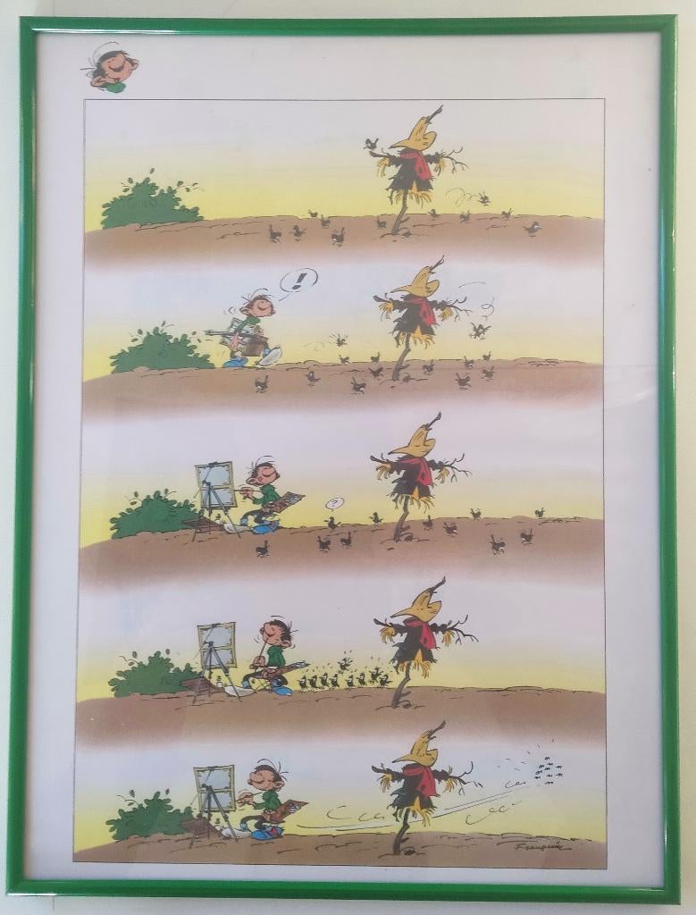 Reproductions planches 'Gaston Lagaffe', Enlèvement ou Envoi, Utilisé