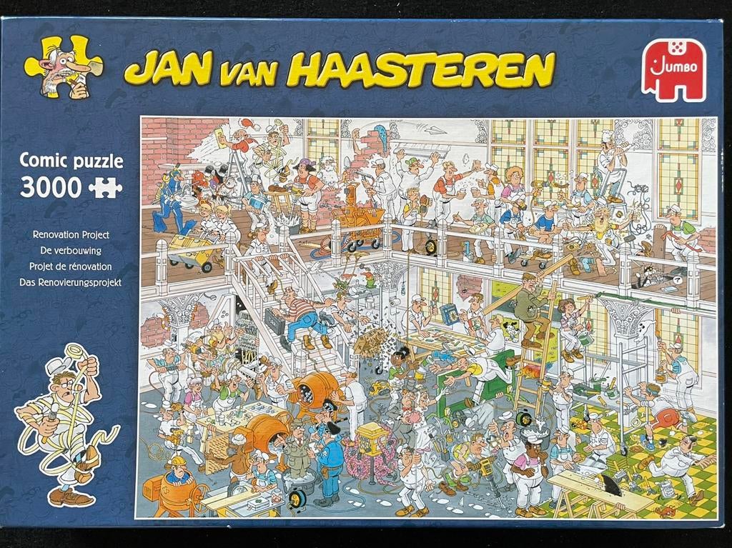 Jan van Haasteren 3000st - De Verbouwing, Ophalen of Verzenden, Zo goed als nieuw