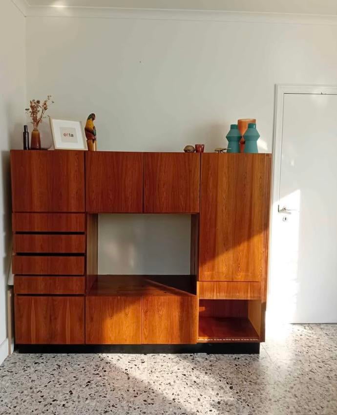Vintage livingkast, ca 1980’s, Antiek en Kunst, Ophalen