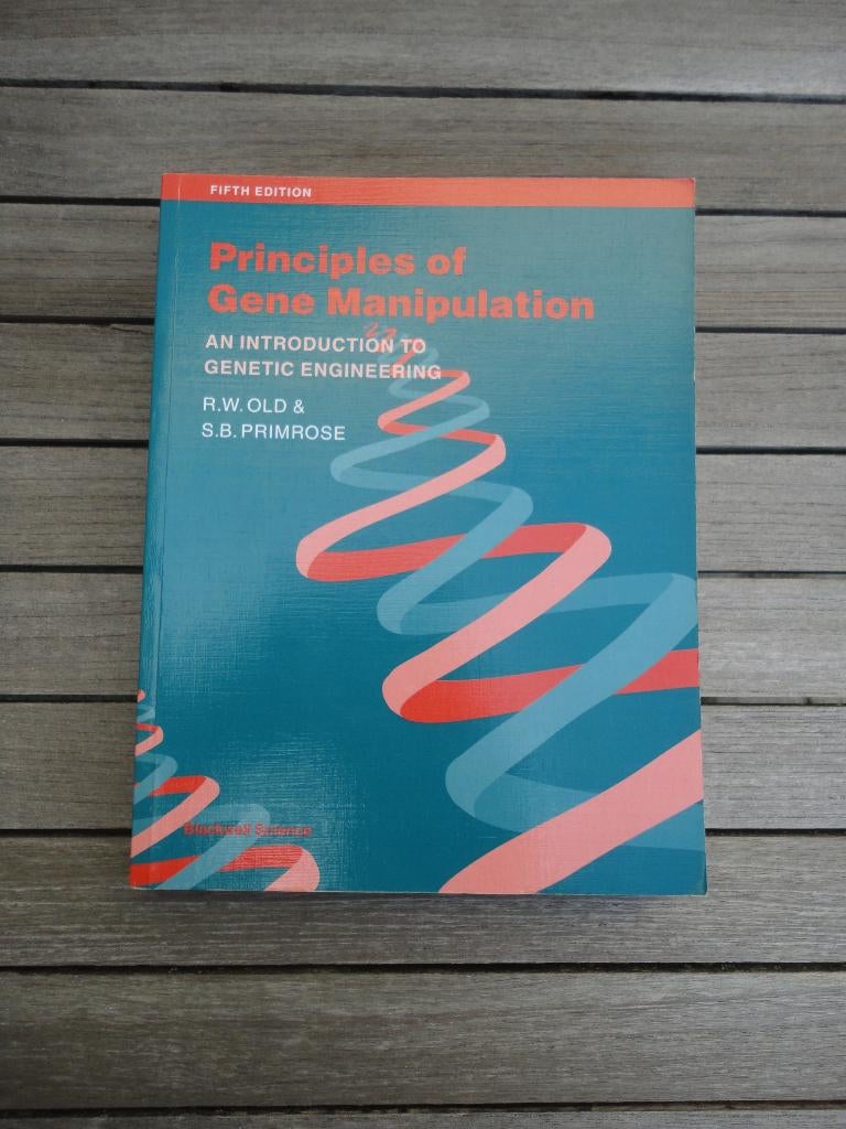 Principles of Gene Manipulation, Boeken, Wetenschap, Zo goed als nieuw, Natuurwetenschap, Ophalen of Verzenden
