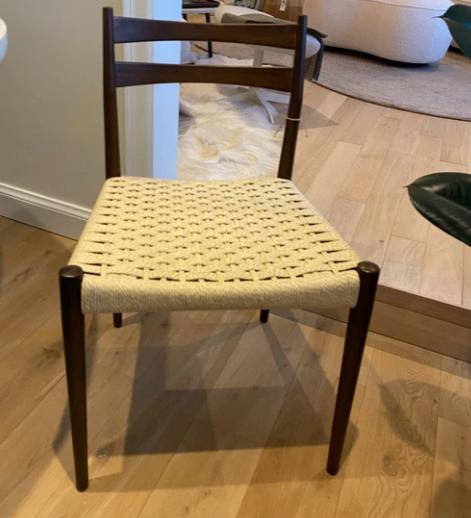 Set de 2 chaises, Es, Pomax, Neuf, Enlèvement, Scandinavisch, landelijk, eigentijds, Osier ou Rotin