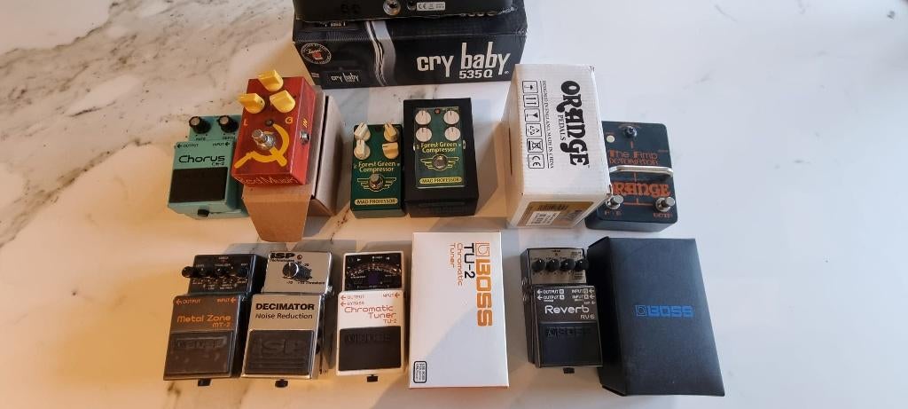 Diverse effectpedalen, Muziek en Instrumenten, Effecten, Zo goed als nieuw, Compressor, Ophalen of Verzenden