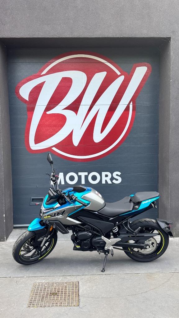 CF Moto 125 NK Zephyr blue @ BW Motors Mechelen, Motoren, Bedrijf, 11 kW of minder, 1 cilinder, Minimaal motorrijbewijs A1