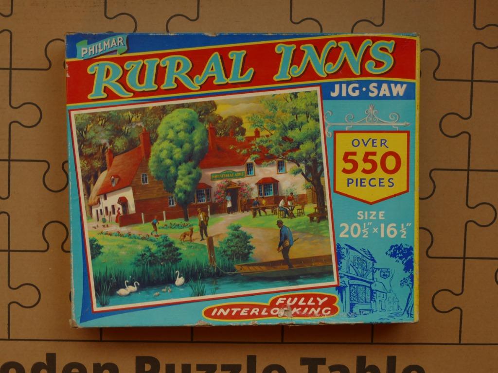 Oude vintage Philmar jig-saw puzzle, Ophalen of Verzenden, Minder dan 500 stukjes, Gebruikt, Legpuzzel