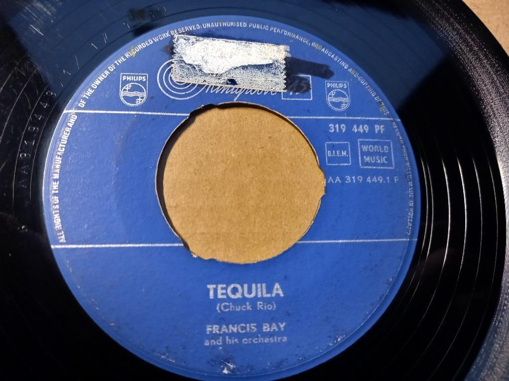 Francis Bay ‎– Tequila / Piccadilly Jumps '7, Cd's en Dvd's, Vinyl Singles, Gebruikt, Single, Jazz en Blues, 7 inch, Ophalen of Verzenden