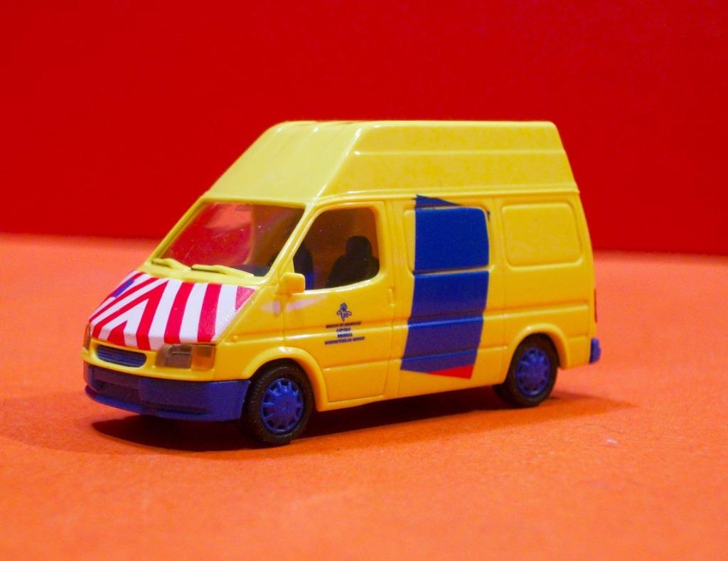 MIVB Van - Belgisch voertuig - Rietze H0 - 1:87, Overige merken, Gelijkstroom of Wisselstroom, Overige typen, Nieuw